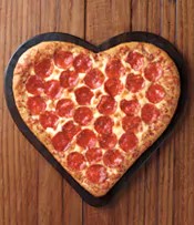 Heart Shaped Pizza