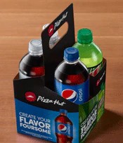 Four 20oz. Pepsi Beverages